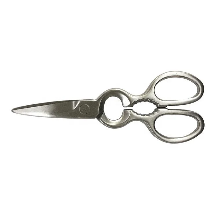 UJ-SS018  Popular Gaurd Shape Multifunctional Stainless Steel Kitchen Scissors