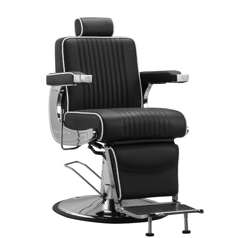 BEIMENG Salon Hair Chair  Equipment Furniture Luxury Wholesale Black Barber Style Beauty Barber Shop Chair