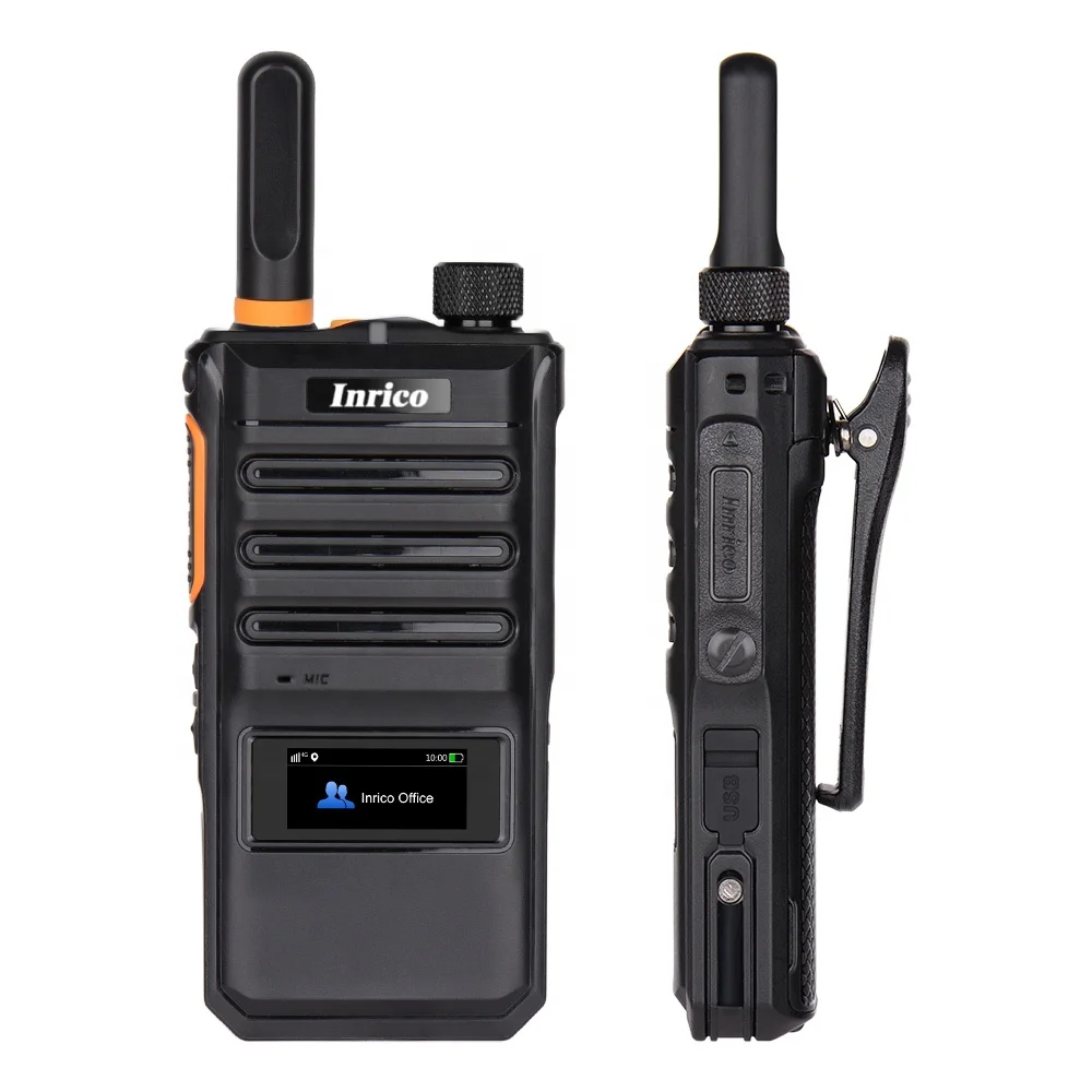 Inrico T620 4G Лидер продаж wcdma портативная Военная ptt сетевая рация с sim-картой и небольшим
