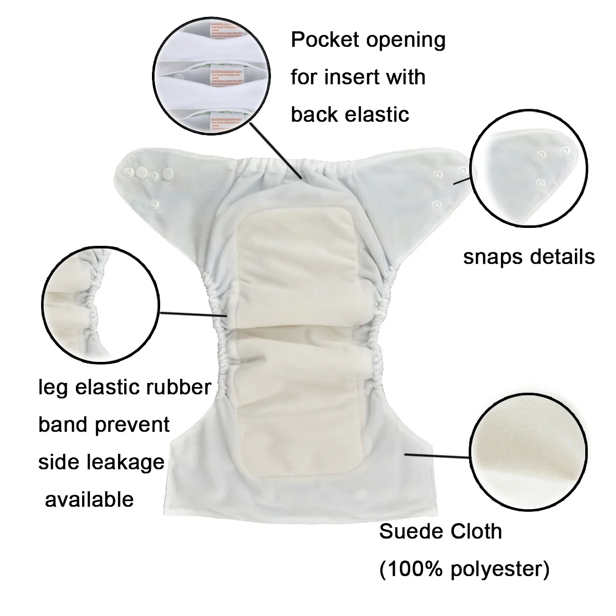 ALVABABY Hot Sale Alva How to Use Cloth Diapers Baby Fine Diaper Sleepy Baby Diaper