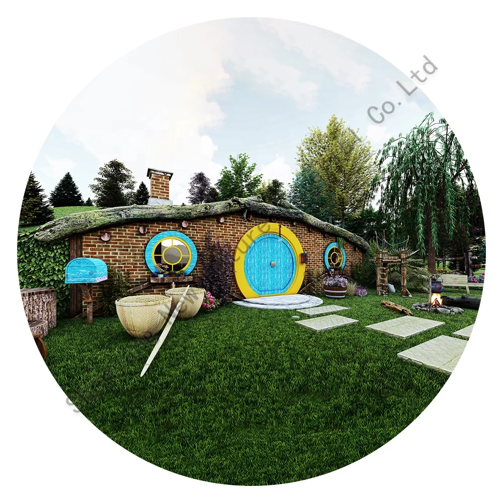 Hobbit Land modular house concrete dome house polystyrene prezzi