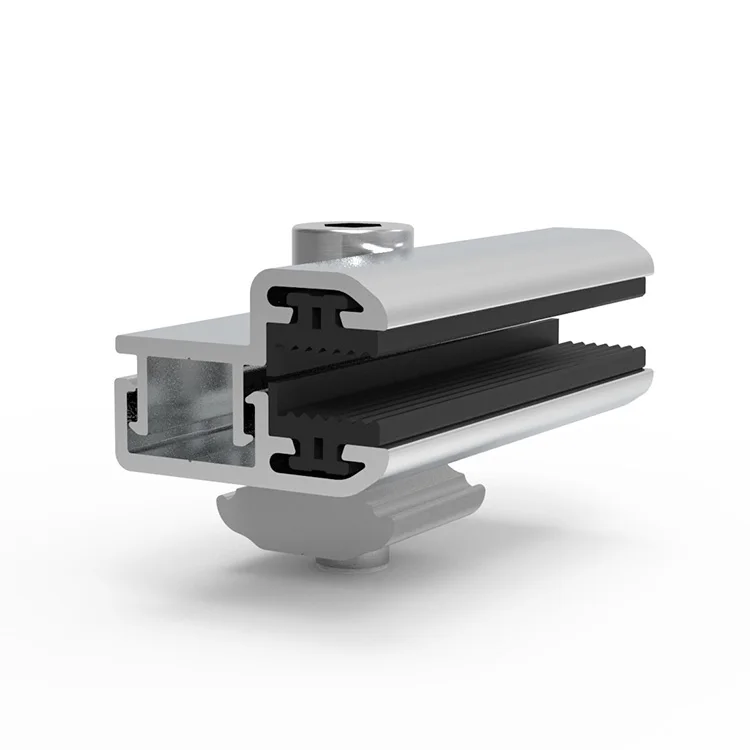 Hot Sell Edpm Rubber Thin Film End Clamp Frameless Solar Clamp