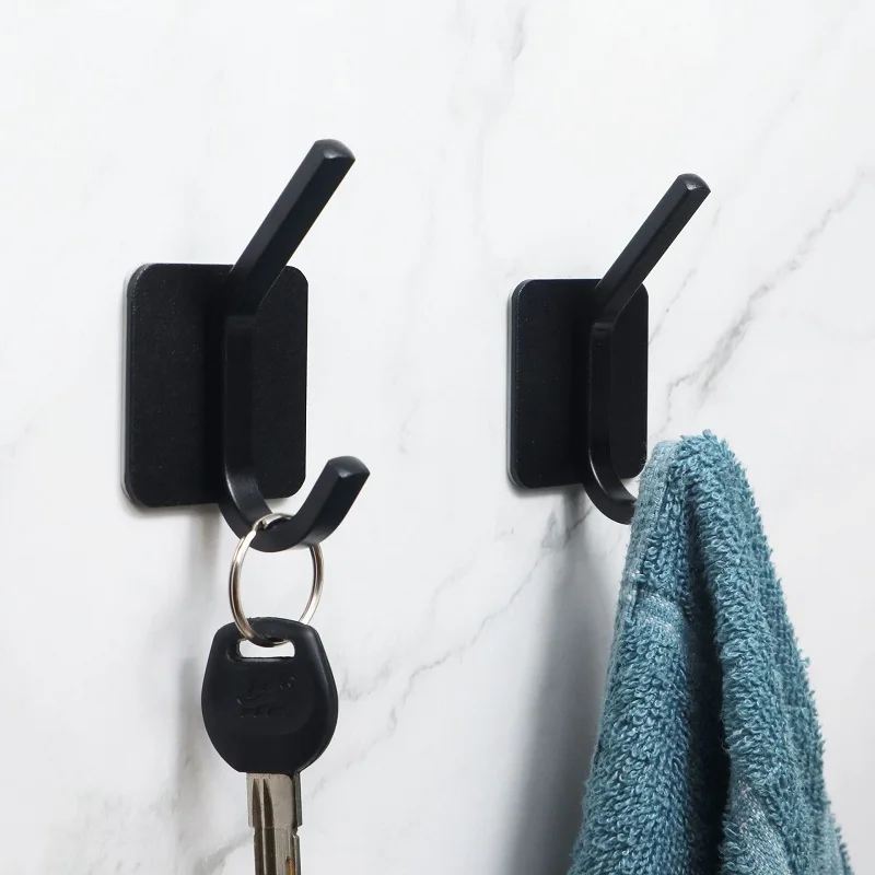 Stainless Steel Self Adhesive Wall Coat Hook Bathroom Shower Towel Robe Sticky Hanger Hook for hanging wigs handbag coat