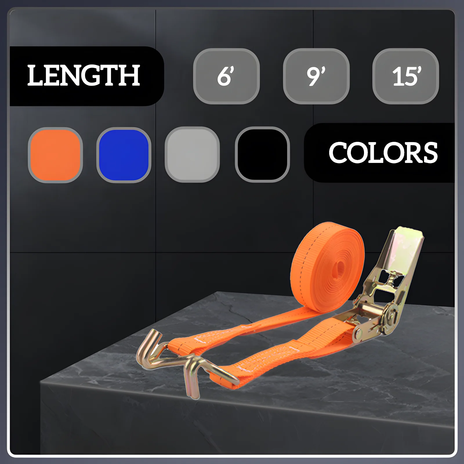 Heavy Duty Ratchet Tie Downs Custom Factory 1Inch Heavy Duty Lashing Belt Cargo Lashing Steel Ratchet Strap Tie Down With Hook