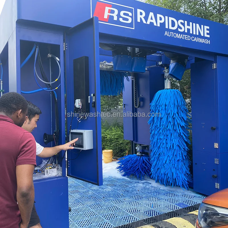 Shinewash Электрический привод сквозь Роликовые Машины Для Мойки автомобиля автоматическая машина высокого давления/Оборудование для мойки