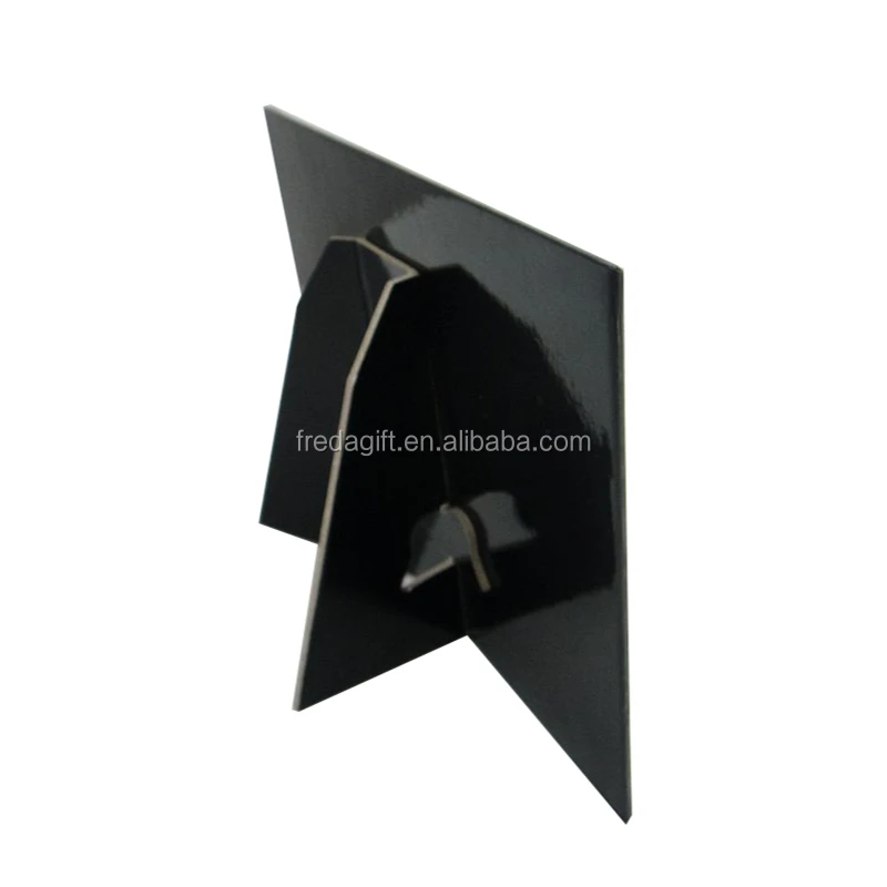 High-end paper photo frames with special black card package edge