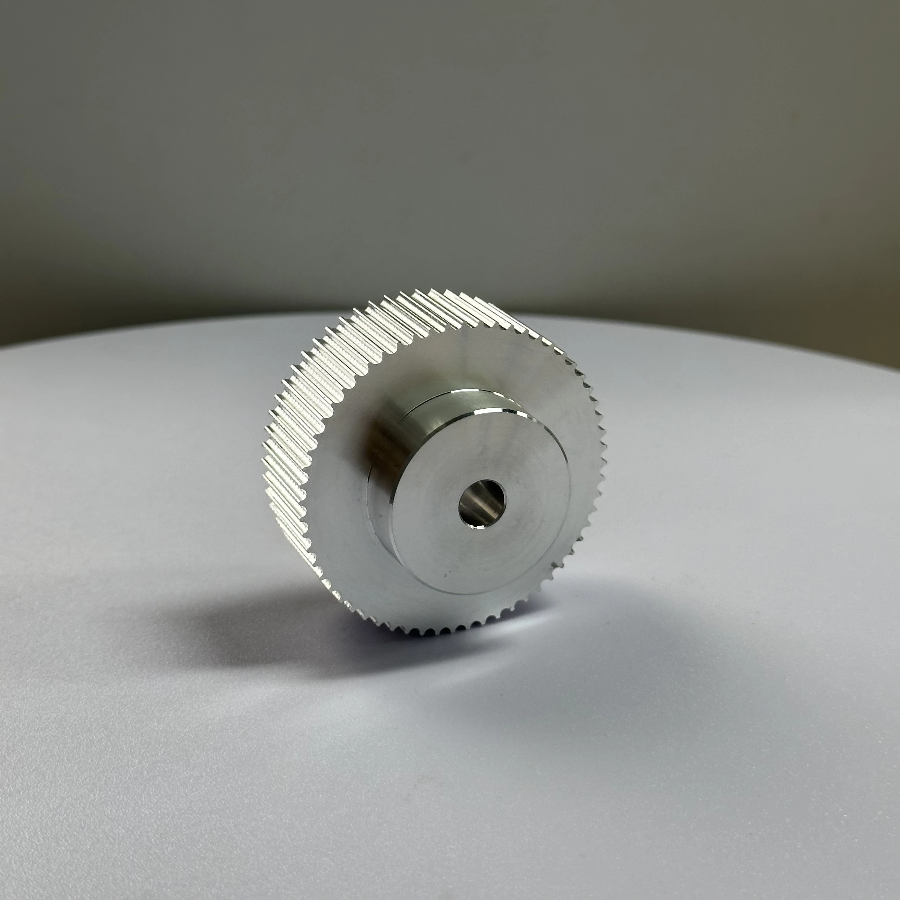 Newest Design OEM Premium High-end 60 Teeth Aluminum Timing Belt Pulley with a Hub