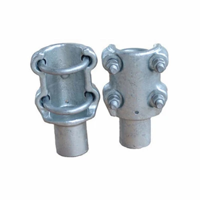 Hot DIP Steel Galvanized machined parts Electric Power Fitting Insulator End Fittings