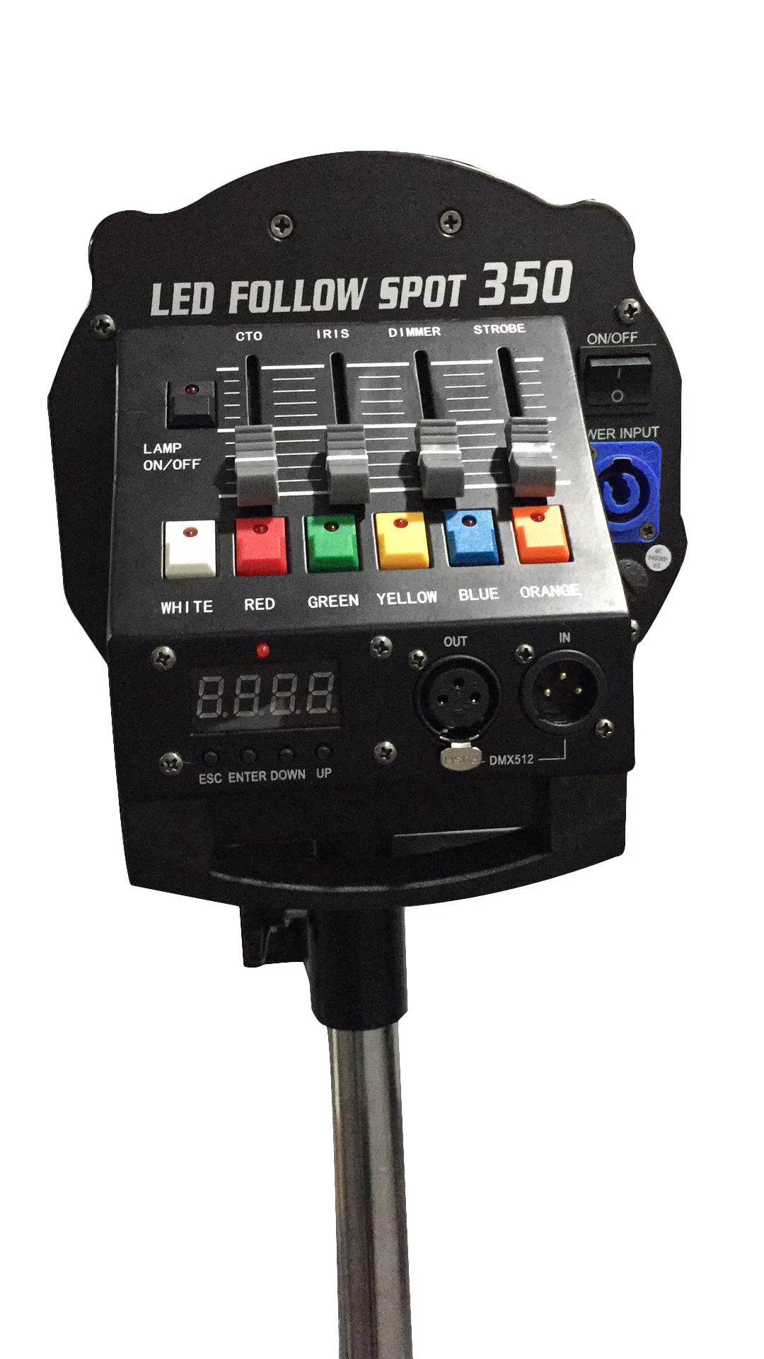 Professional factory 350W zooming LED follow spotlights suitable for TV stations, conference halls