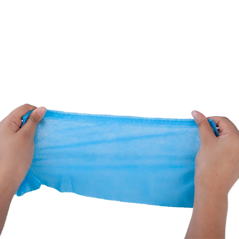 Хит продаж сертифицированные медицинские поставки Синий Одноразовый нескользящий мягкий хирургический чехол для обуви нетканый полипропилен