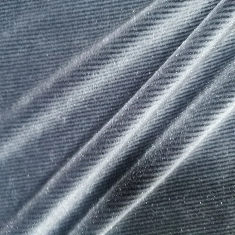 Manufacturer Provides High-quality Garment Velvet Fabric 100% Polyester KS Elastic Knitted Burnout Velvet