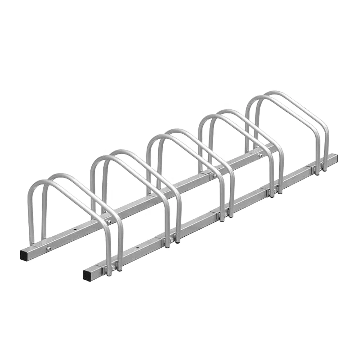 Wholesale Custom bicycle parking rack 2-6 Slots Galvanized Steel Front Storage Indoor  Bicycle Rack