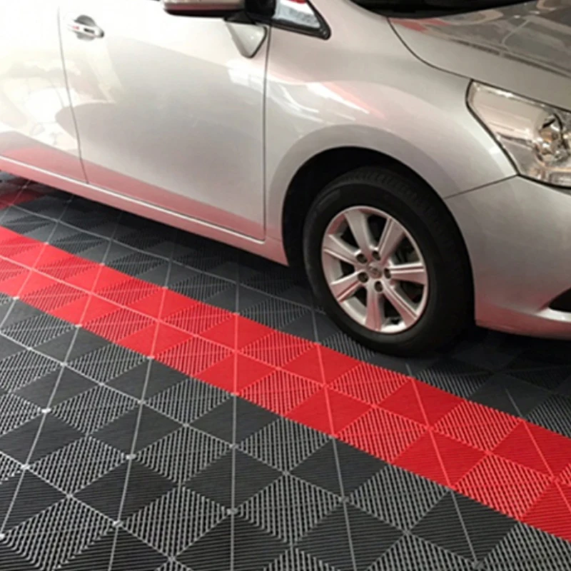 size 400*400mm thickness 18 pp floor tile garage floor tiles Private Plastic Flooring