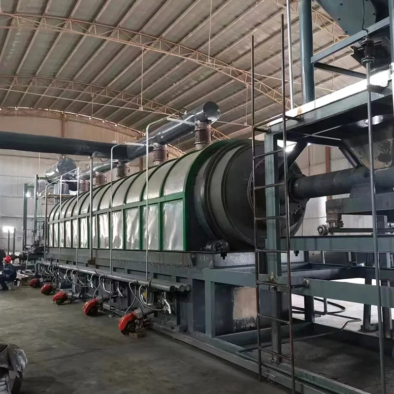 continuous scrap plastic 20 ton pyrolysis machine rubber oil recycle plant