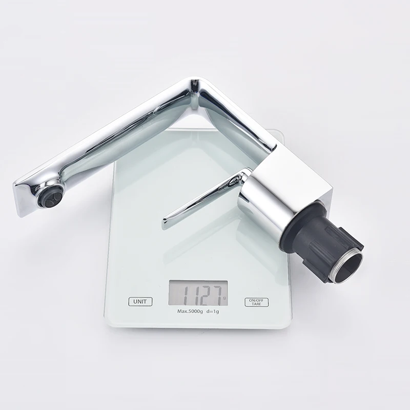 Low Price Wholesale Brass Basin Faucet Bathroom Water Tap Brushed Nickel Chrome Wash Face Basin Faucet