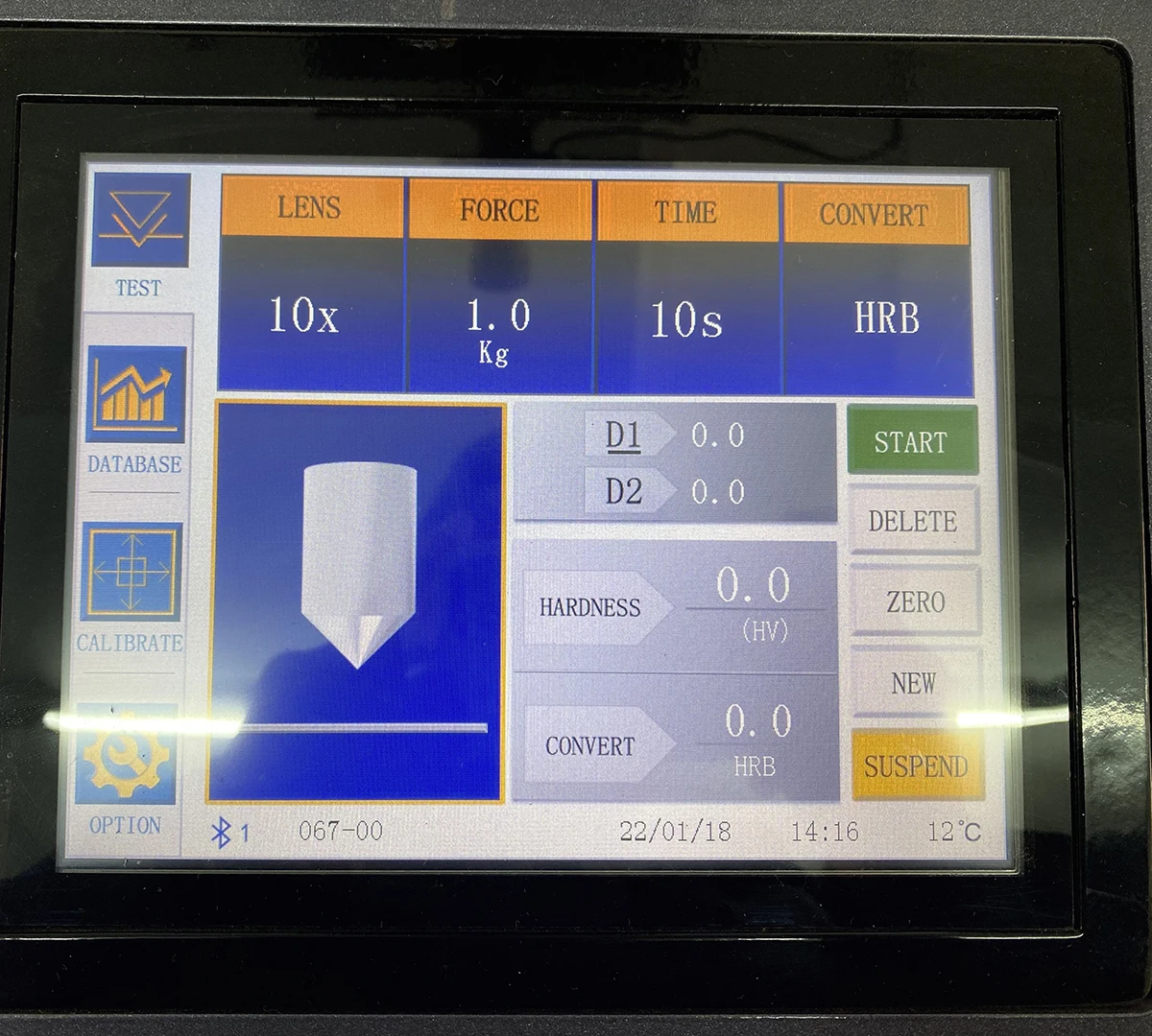 DTEC DHV-1000DT Touch screen Micro Vickers Hardness Tester Desktop Type for Metal Hardness Test CCD camera and software