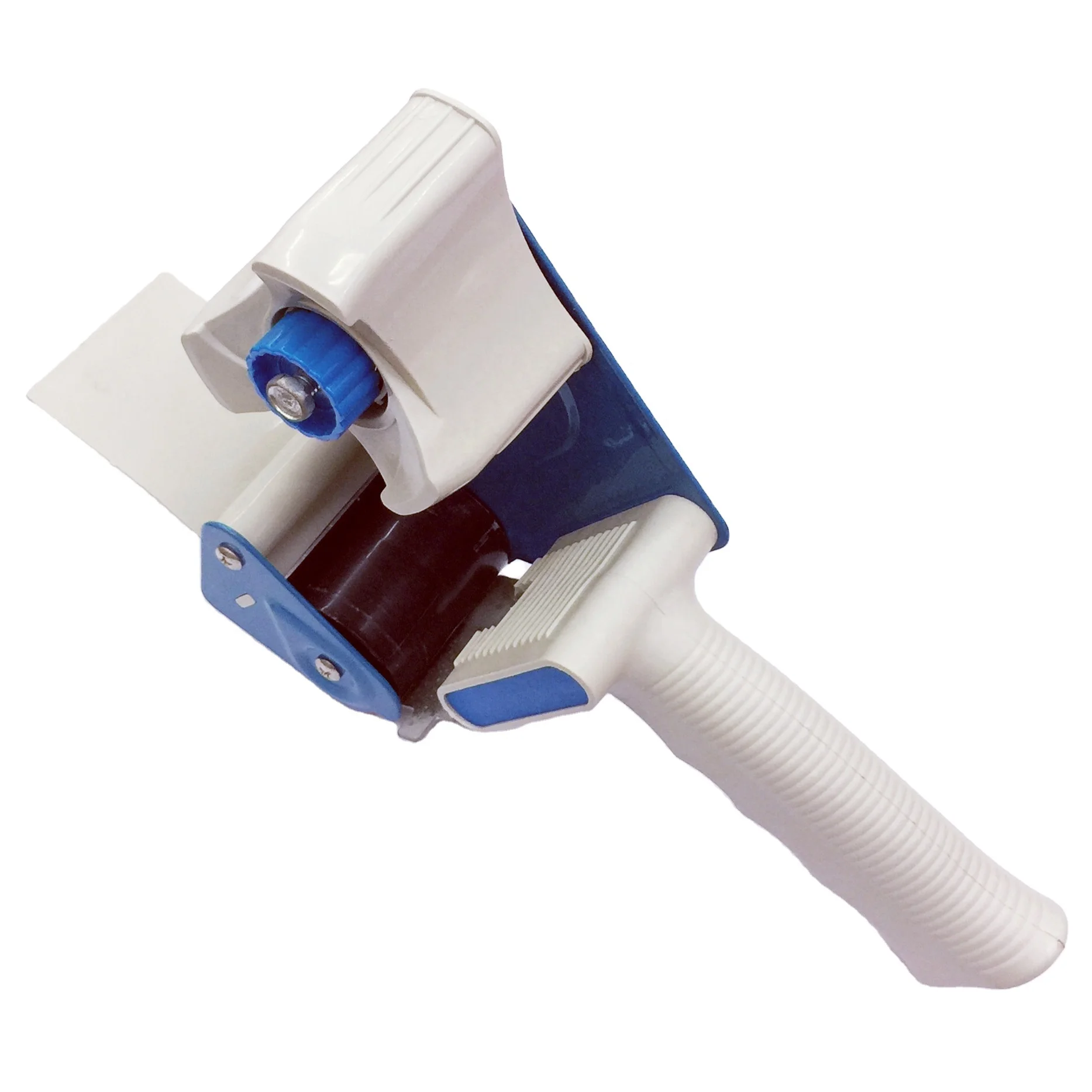 Colombia hot sale heavy duty plastic and metal packing tape dispenser big size carton sealing adhesive tape cutter with handle