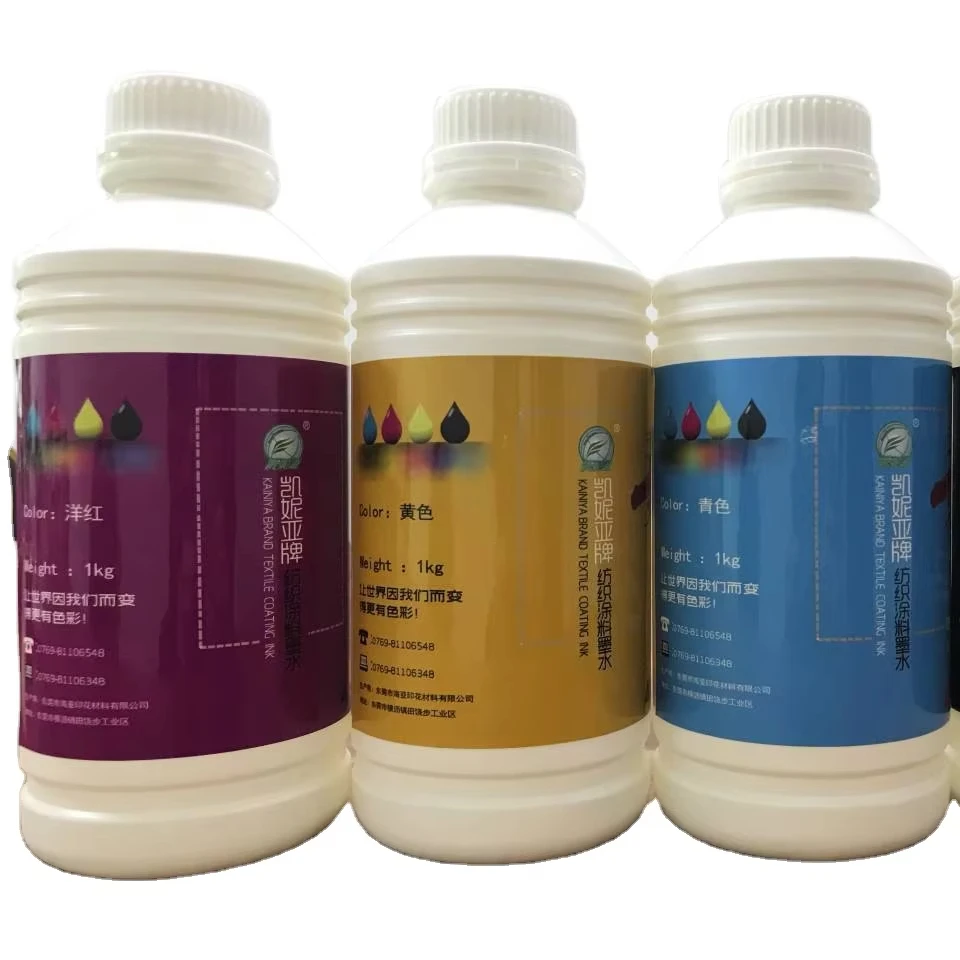 1 кг текстильные цветные белые пигментные чернила DTG для Принтера Печатающей Головки Epson 4720 I3200 Xp600