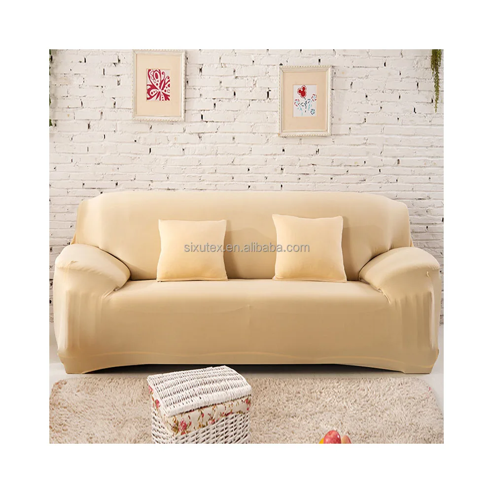 Modern Elastic Breathable Universal Spandex Fabric Slipcover Polyester elastic stretch sofa covers