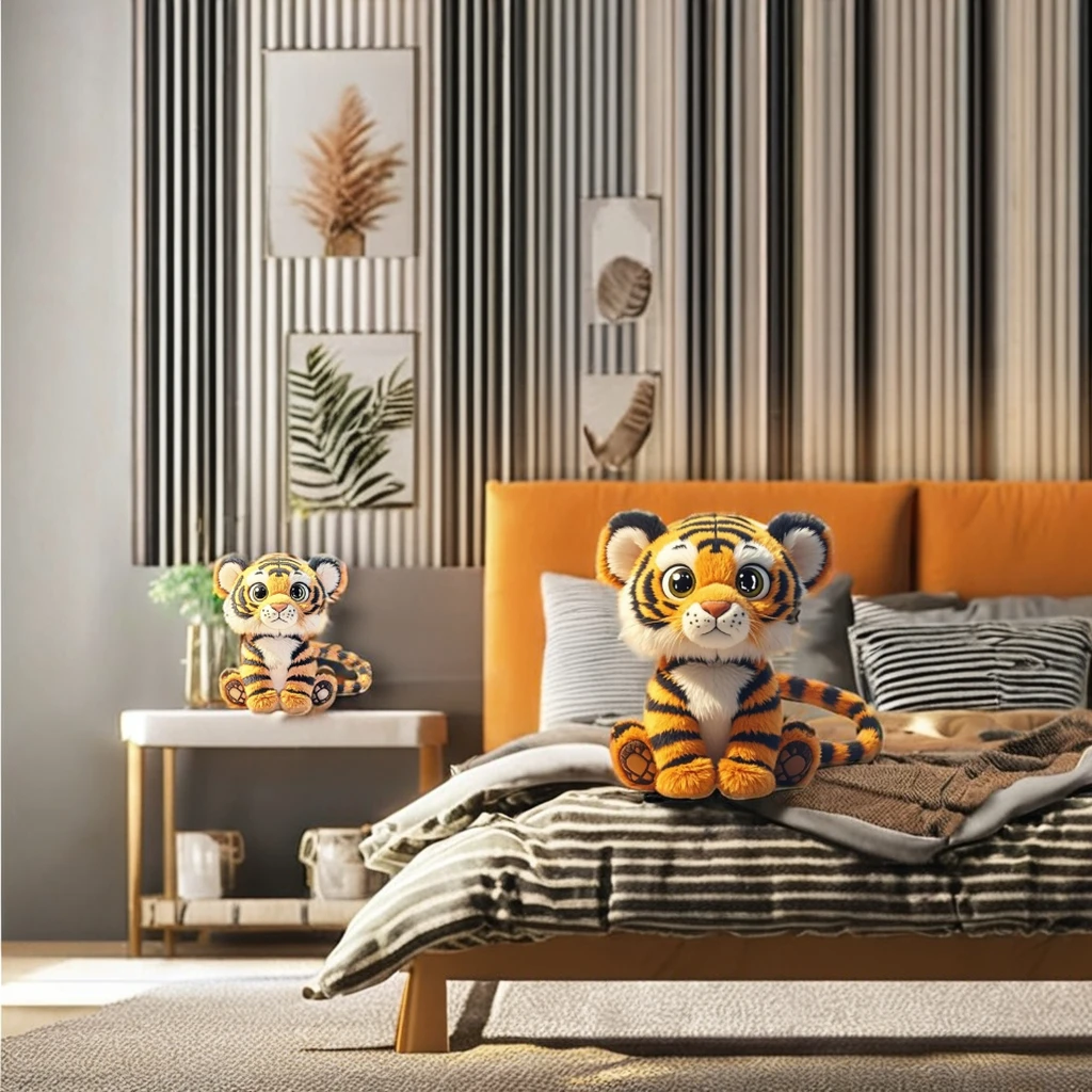 Реалистичная плюшевая игрушка-Тигр на заказ мягкие чучела животных имитация Тигра для детей подарки день рождения сделанные из хлопка с наполнением