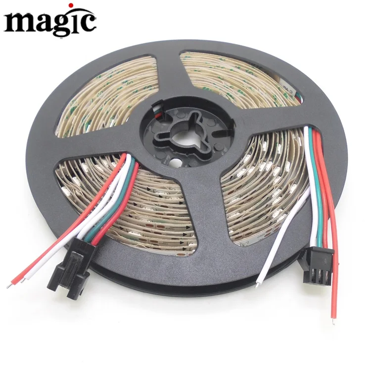 6 мм шириной 12 В 5 24 RGB пиксель индивидуальная Адресуемая s кривая гибкая цифровая зигзагообразная Светодиодная лента