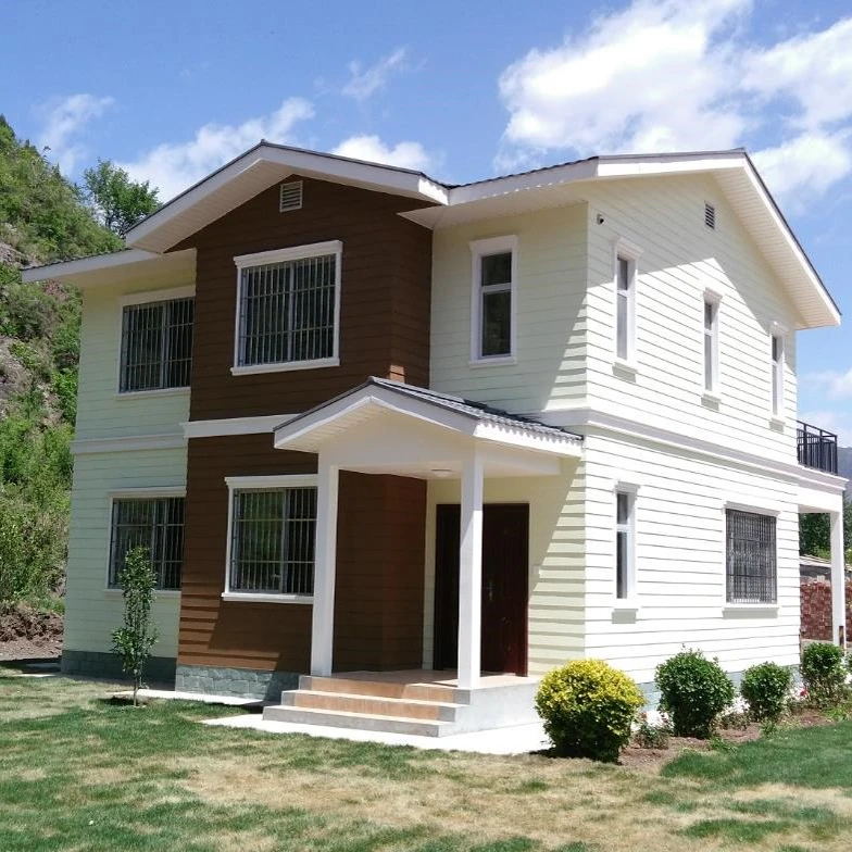 Роскошный 2-этажный облегченные стальные prefabcated контейнерный дом сборные виллы для