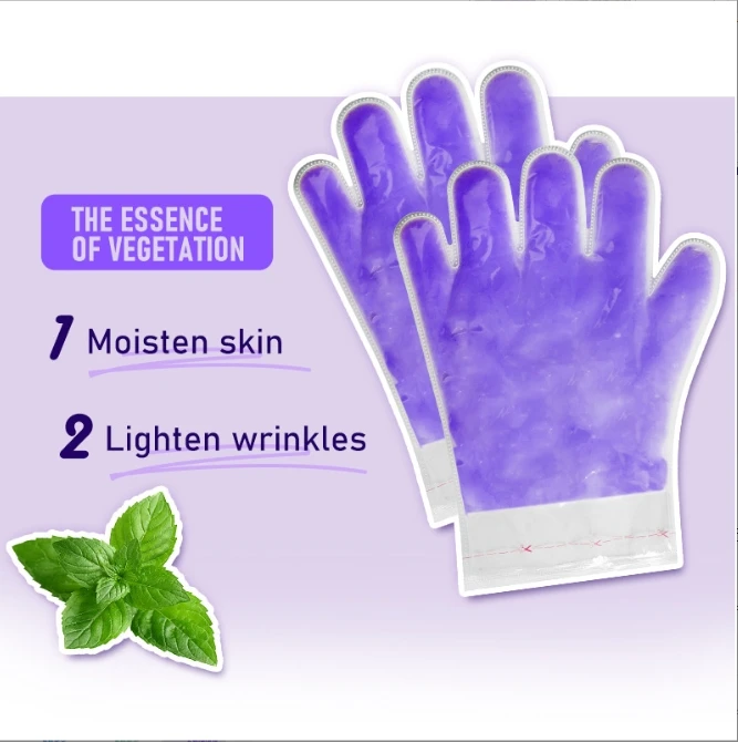 OEM Custom Lemon Paraffin Wax Hand Mask Anti Aging Beauty Peeling Skin Care Paraffin Wax Glove