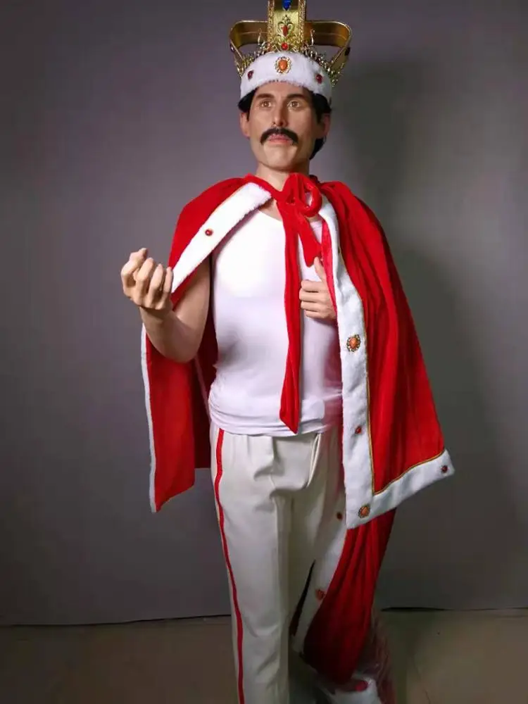 British Famous Singer Freddie Mercury Lifesize Wax Figure For Sale
