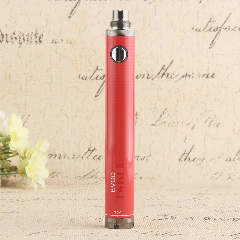 
EVOD Twist 2 1600mah Electronic Cigarette EVOD Twist Variable Voltage Battery 3.3-4.8V E Cig 
