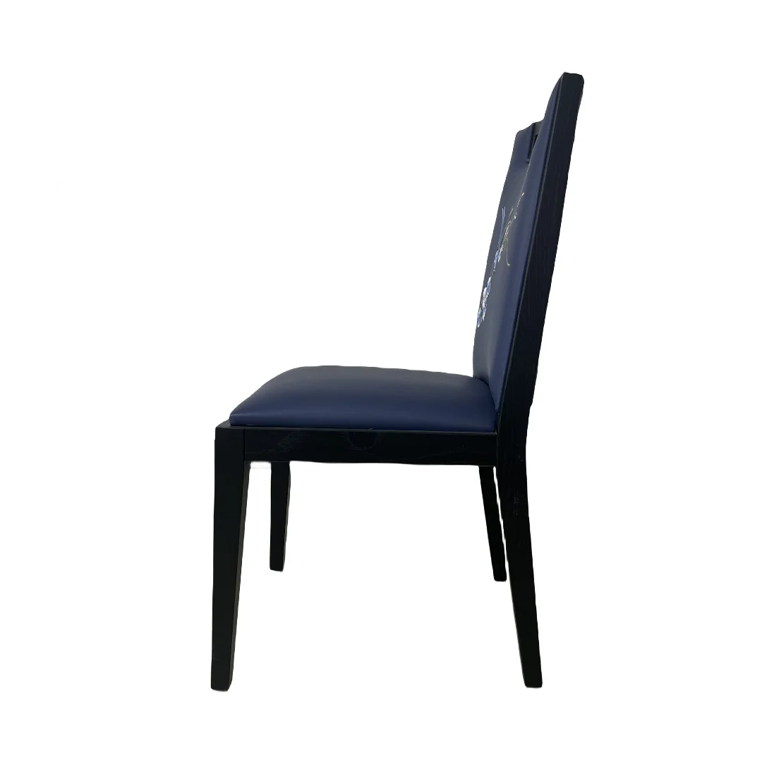 New Chinese hotel chairs Modern simple classical iron wrought Restaurant tables and chairs Hot pot theme dining chairs