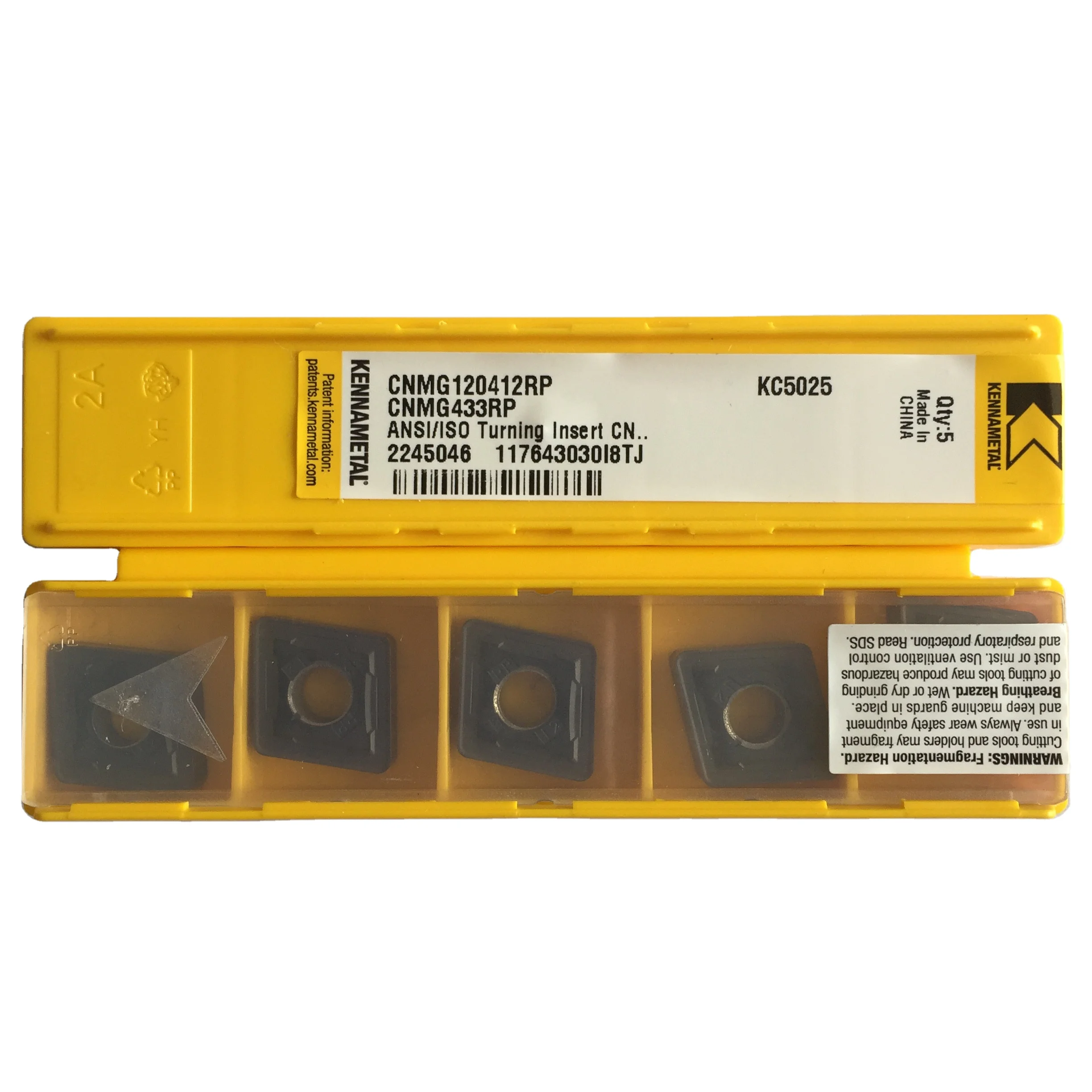 CNMG120408RP KCU25 KCP25B KC9325 KC5525  CNMG120412RP KCU25 KENNAMETAL 5pcs High Quality External Turning Tool