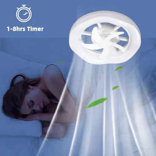 New Design 14 Inch Wholesale Indoor Rechargeable Ceiling Fans With Remote High Lumen And 180 degree rotation