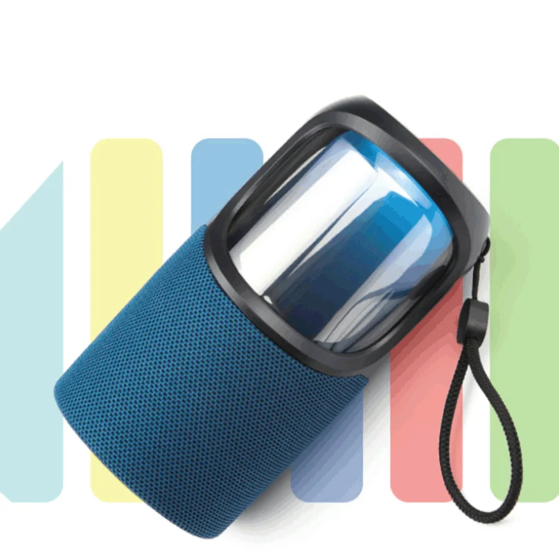 Best Gift Magic Lamp Wireless Speaker Fabric BT Speaker Support TF/USB/Hands-free Call