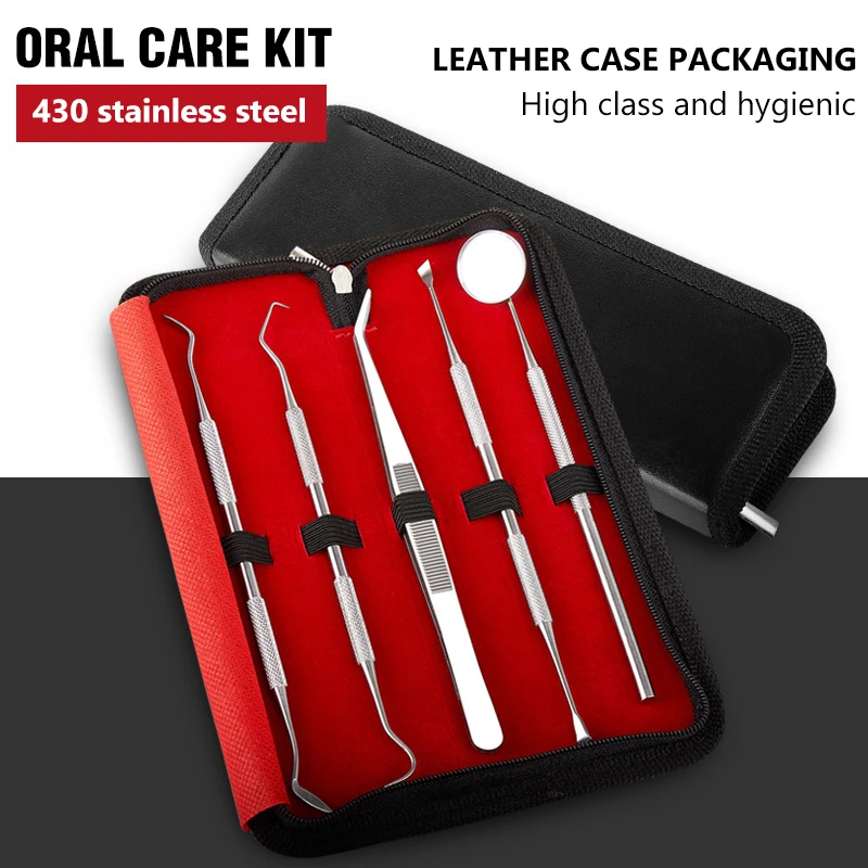 Professional Complete Oral Hygiene 8 Toolsdeep Cleaning Dental Calculus Removal Kit