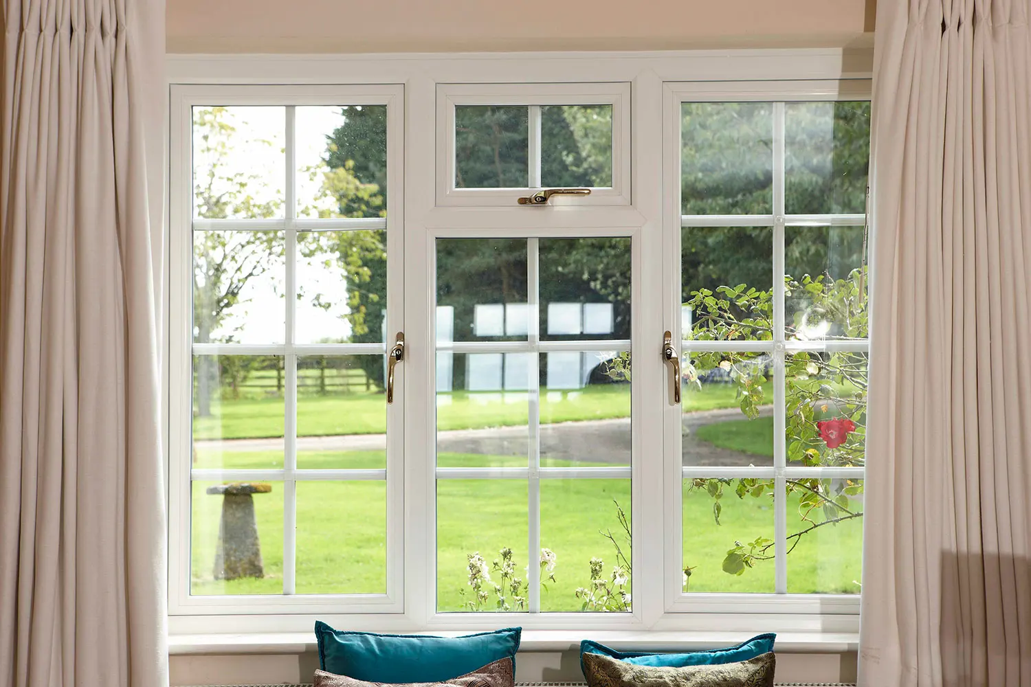 Hurricane impact Thermal Break Aluminium Tilt And Turn Casement Windows for home building