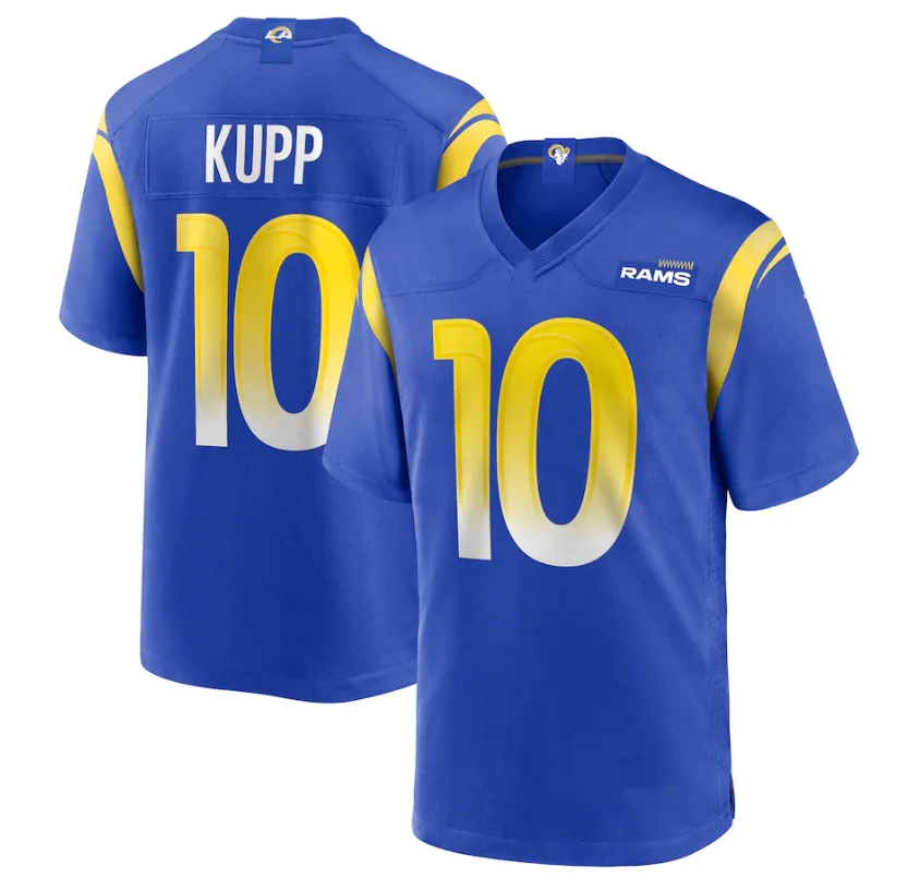 Оптовая продажа американский футбол Лос-Анджелес Рамс #10 Купер купп #9 маттеу Стэффорд королевская игровая майка