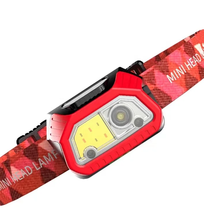 Налобный мини-фонарь с Usb-зарядкой, 5 режимов работы
