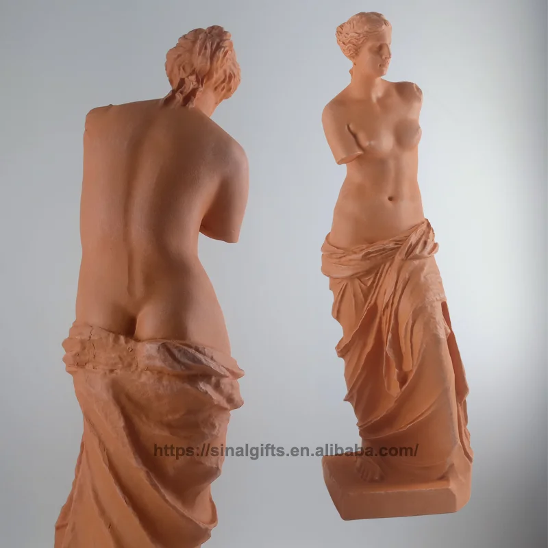 Modern New Roman High Quality Polyresin Greek Venus De Milo God Desktop Marble Mythology Lady Sculpture Statue