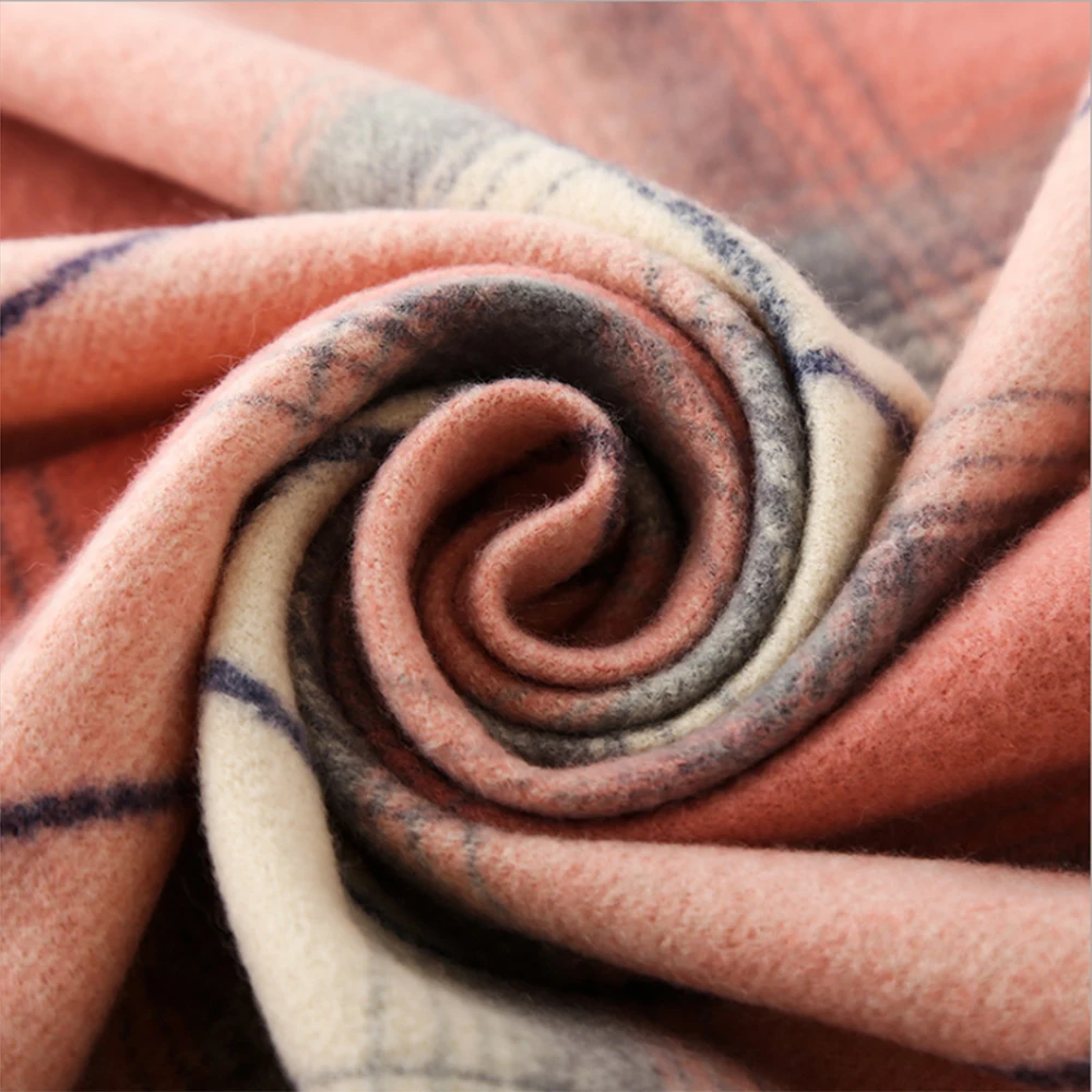 
High Quality Winter Acrylic Scarf Women Fashion Warm Pashmina Scarf Big Size Scarves 