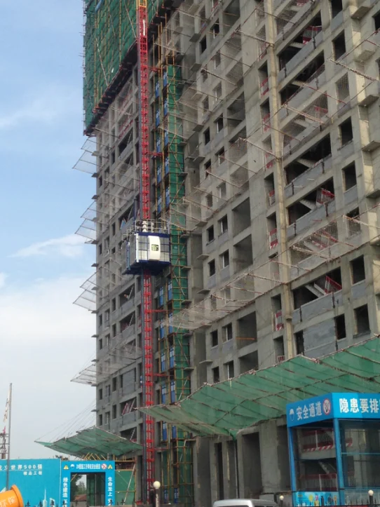 Hot sale building lift for man and goods with CE and EAC certificate,China construction elevator manufacturer