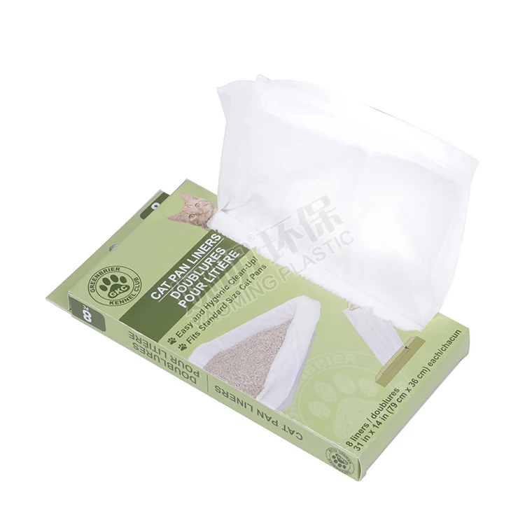 Environmentally Degradable Cat Litter Waste Liner Garbage Bag