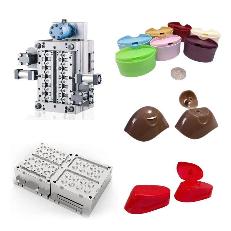 Injection Plastic Shampoo Cap Mould Design Flip Top Cap Mold Custom Cap Mould Maker