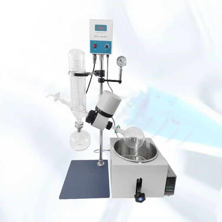 Lab essential oil extraction 50L Dual Receiving Flask Vacuum Rotary Evaporator price