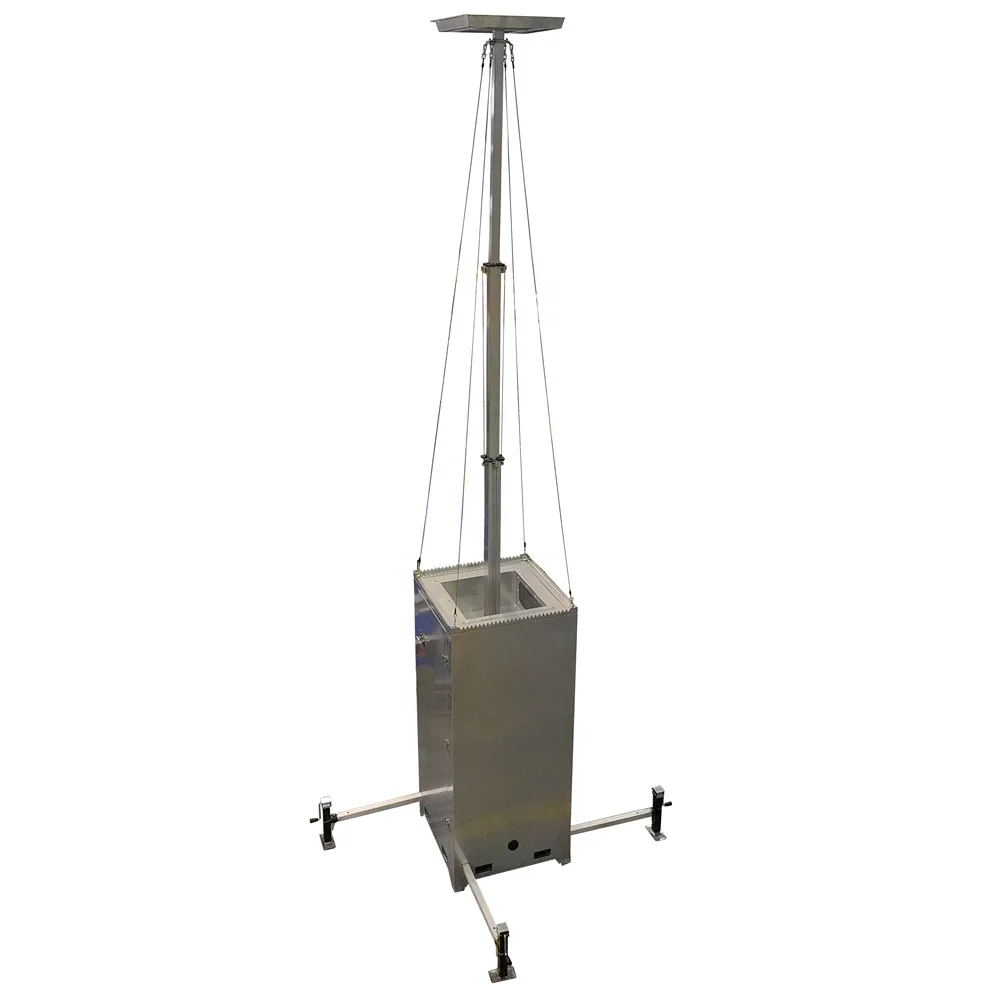 Mobile Camera Towers Compact Surveillance Tower for Power Plants Monitoring