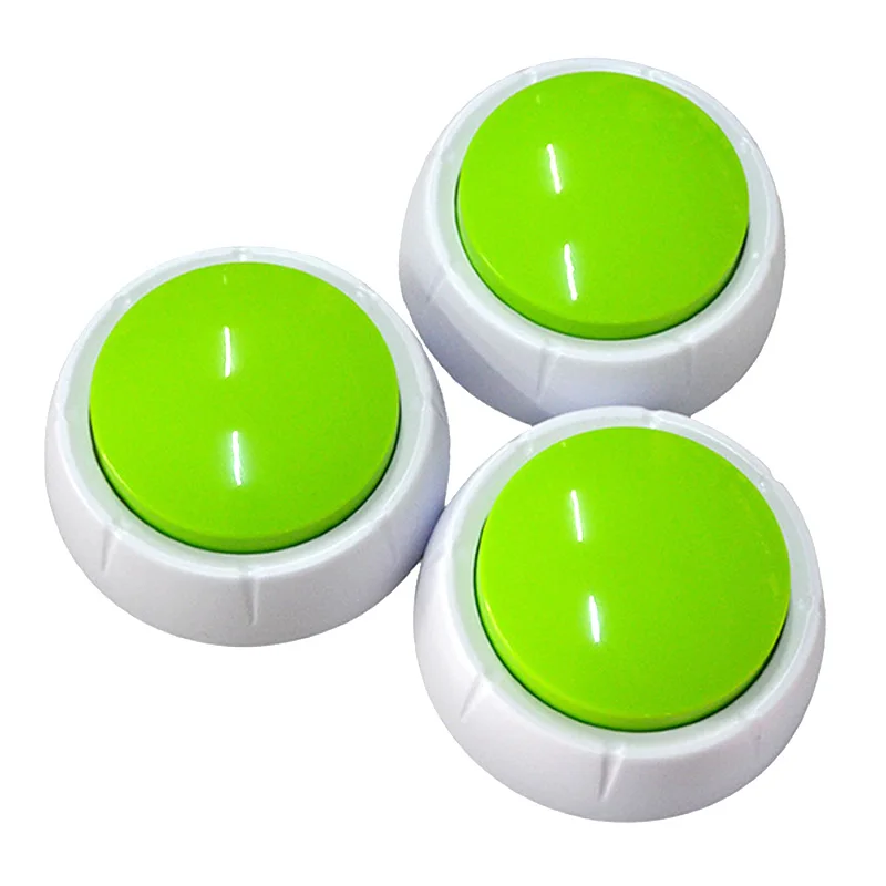 Oem Odm Customization Logo Recordable Interactive Pre-recorded Dog Buttons Words Speech Buzzer Dog Push Button For Communication