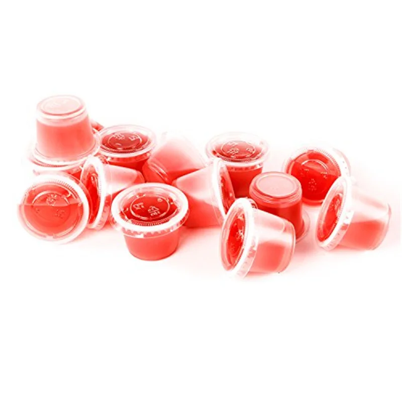 Wholesale Disposable Sauce Cups Clear Plastic Disposable Round PP PLA Souffle Cup Sauce Portion Cup