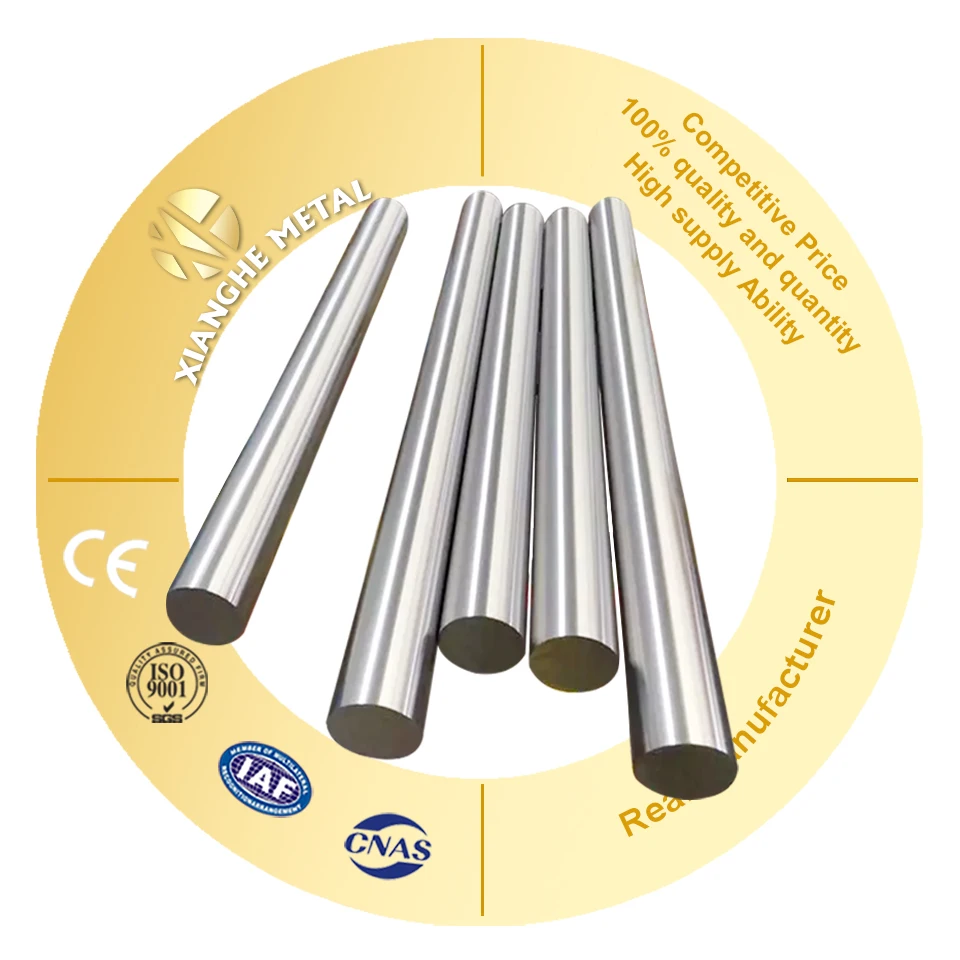 Nickel Alloy Bar 6mm 4mm 3mm Inconel 600 625 718 Round Bar with ISO Certificate for Industrial Use
