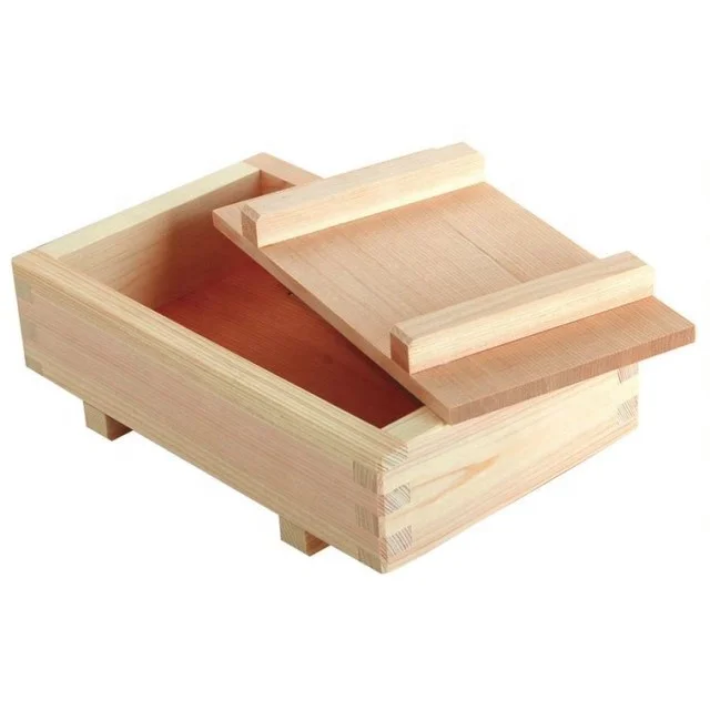 Japan Traditional Kitchen Goods Wood Pressed Sushi Mold Made of Japanese Quality Cypress Pressed Sushi Mold