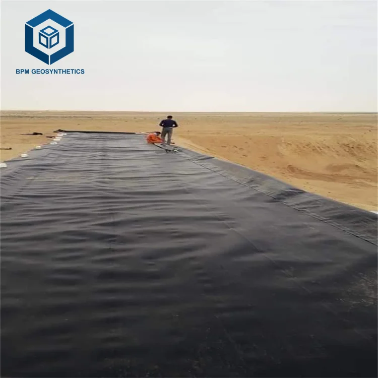 Heap Leaching Pond Geomembrane 1.5mm HDPE Liner for Mining Project in Kenya