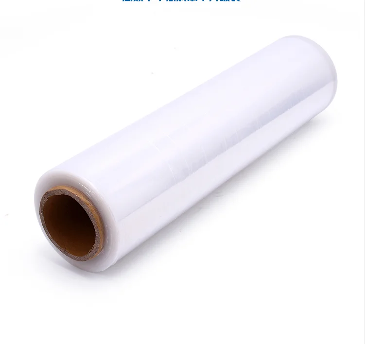 High Toughness PE Stretch Film Heat Sealing Plastic Film China Manufacturer Food Cling Wrap Cover 11Mic 2500M Plastic Wrap roll